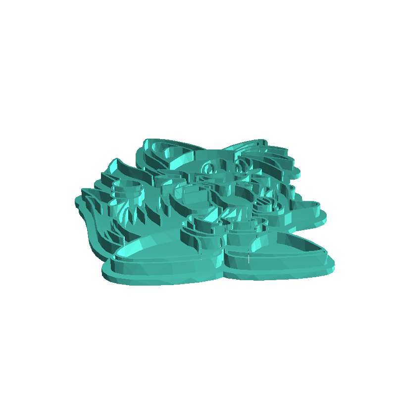 Sonic the Hedgehog cookie cutter set of 8