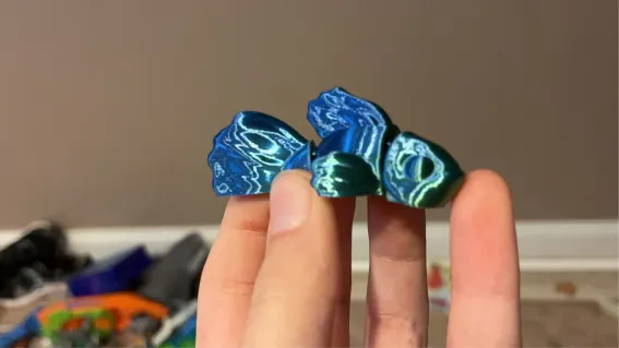 Flexi Betta Fish - Toys - PLA - 3D printed product - фото 20