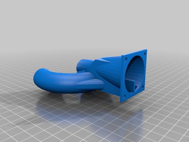 Berri flaske toilet Fan duct/nozzle V6 for K8200 / 3Drag and frame mounting Clip