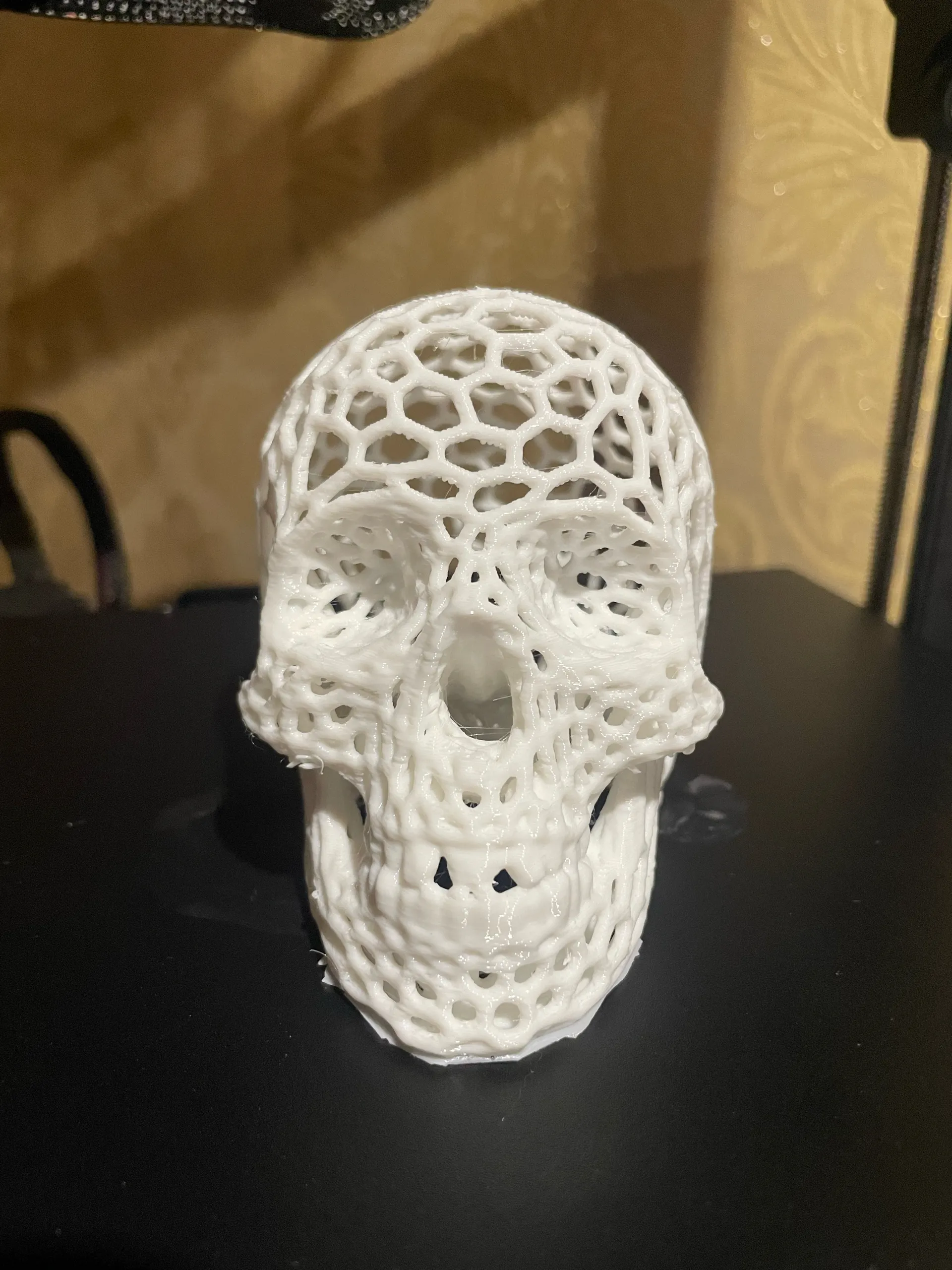 Voronoi-style Skull with no supports-1