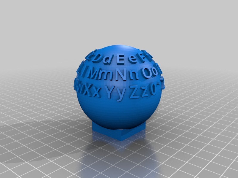 Spherical Font Samplers