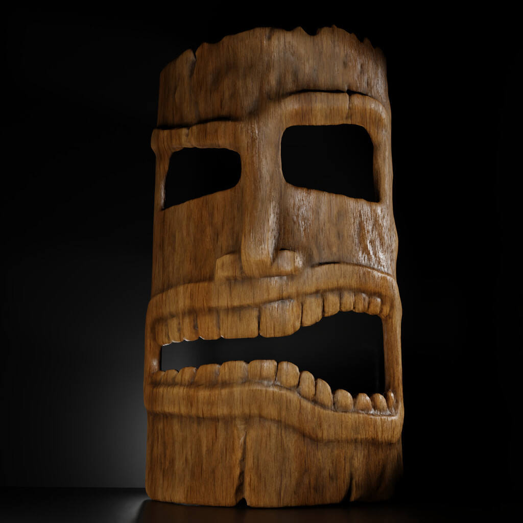 Tiki mask | 3D models download | Creality Cloud