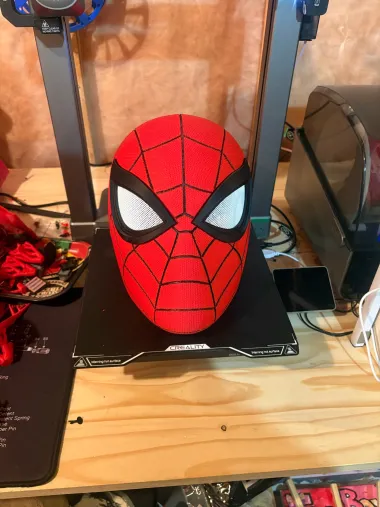 Шлем Spider-Man - Косплей и аксессуары - PLA - изделие 3D-печати - фото 15
