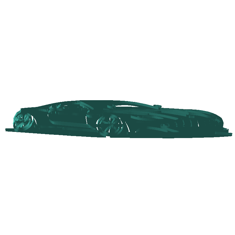 ASTON MARTIN DB - 2D WALL ART #1