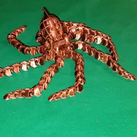 Flexi Steampunk Octopus Long Tentacles (Spiral, Articulated-5