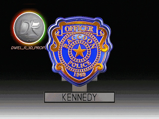 RPD Badge (Resident Evil) v1 + v2-6