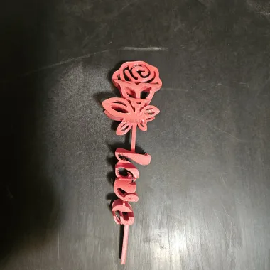 Text Flip: Valentines Rose-0