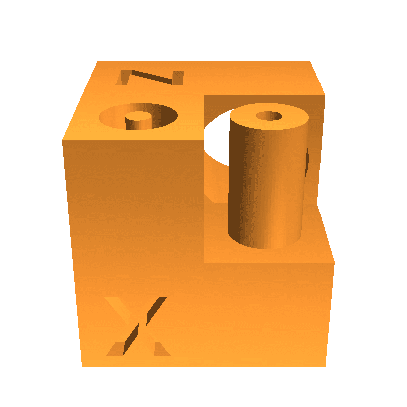 Filament Test Cube