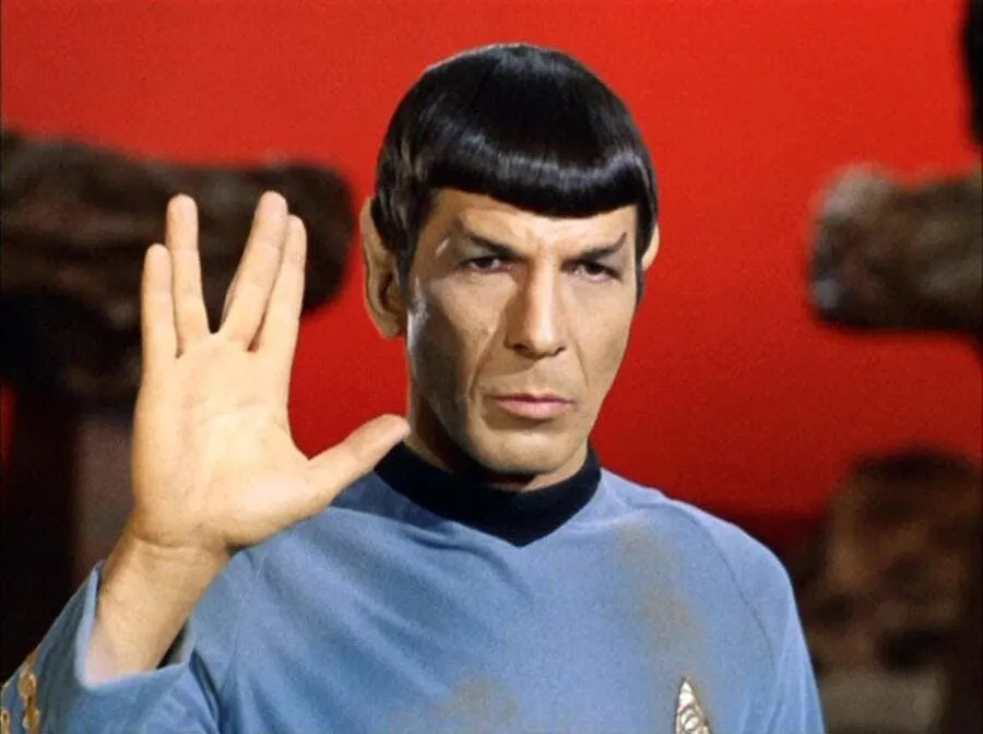 Star Trek Spock Live Long and Prosper hand sculpture-3