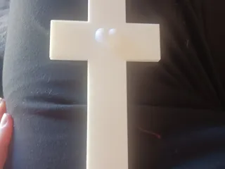 cross with heart