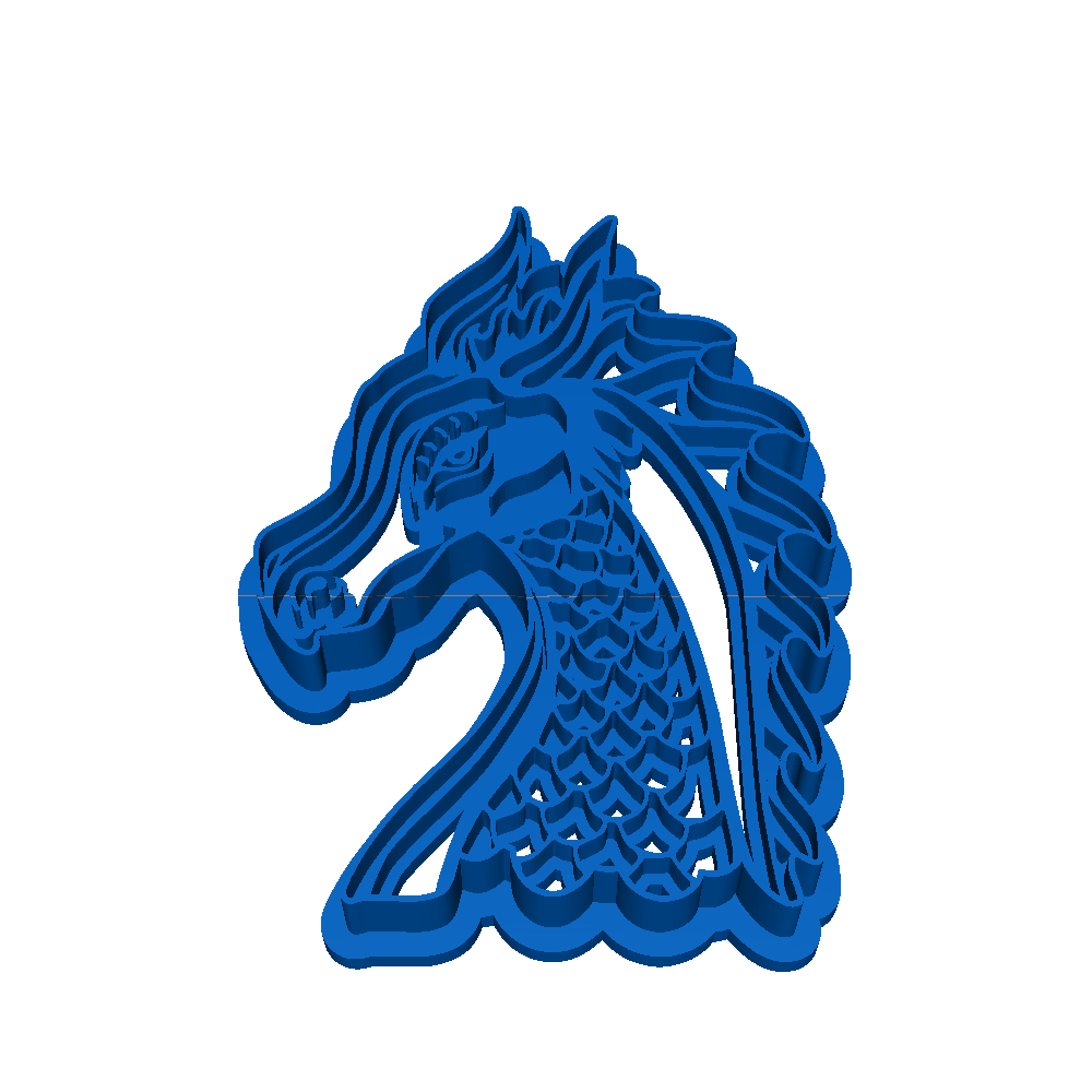 Dragon Head Cookie Cutter | 3D models download | Creality Cloud