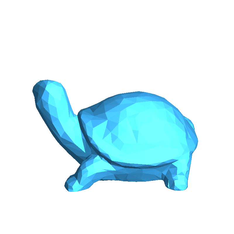 Low-Poly 3D Model - TURTLE 低面數-烏龜