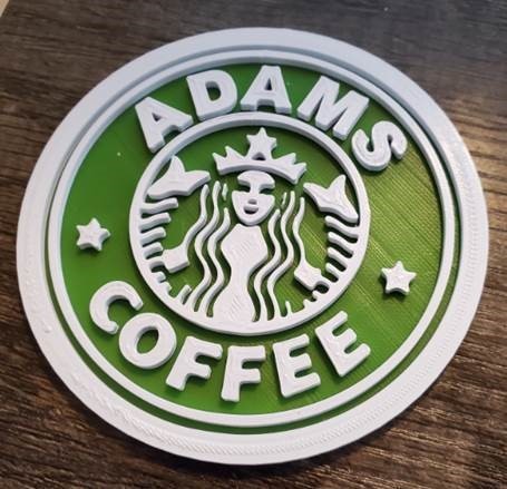 Starbucks 'Your Name' Coaster | 3D models download | Creality Cloud