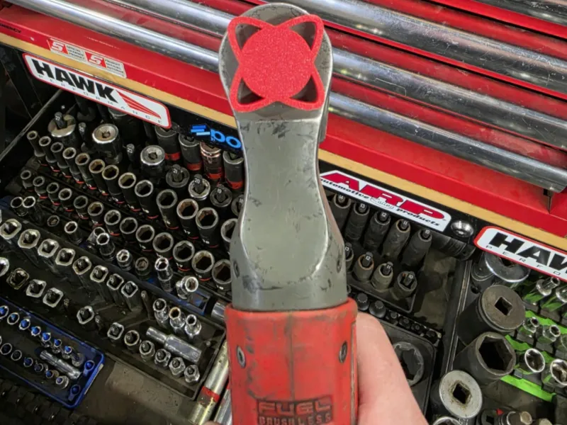 milwaukee electric ratchet 3/8 2557 m12 fuel switch helper.