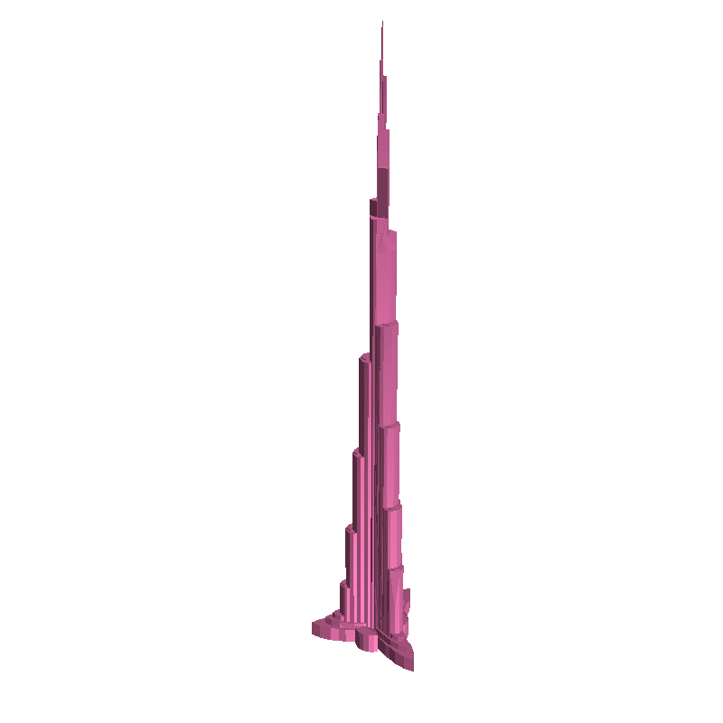 Burj Khalifa | 3D models download | Creality Cloud