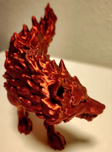 Fire Wolf - Monsterous Creature - D&D - 32mm Scale-1