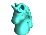 Unicorn head（generated by revopoint POP）-0