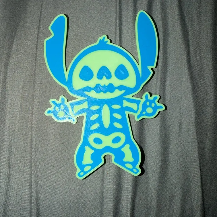 Stitch con esqueleto