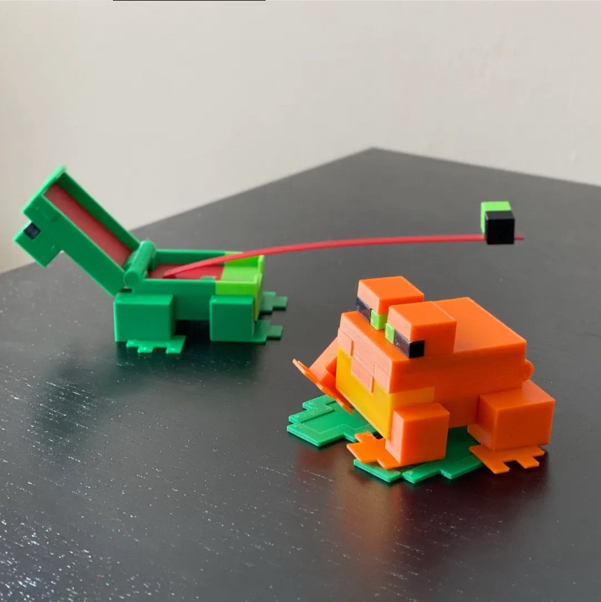 gratuita Game Props STL Descarga - Minecraft rana🐸 - Team_TB