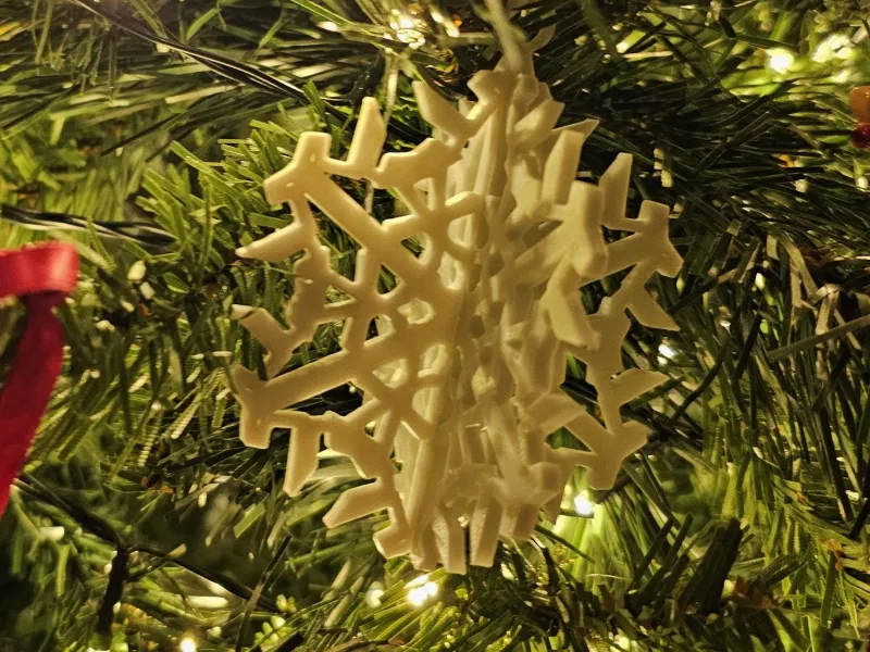 Snowflake ornament
