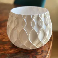 Plant Pot "Bellvere" | Planter + Drain Tray STL to 3D print-1