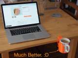 The Laptop Saver - A sub-desk level drink holder-3