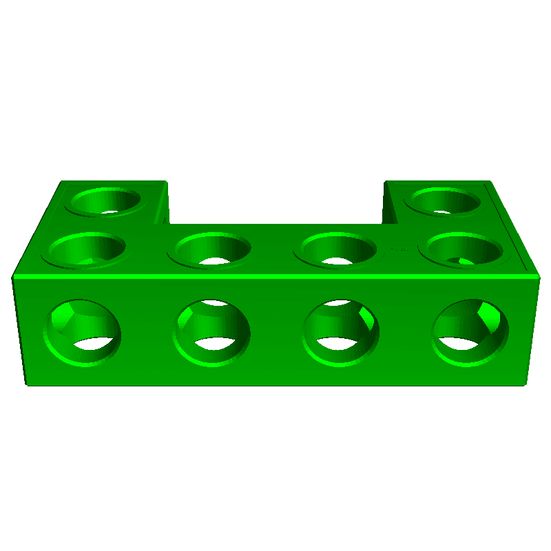 STEMFIE - Parts - Beams - Angled - U-shaped - Symmetric