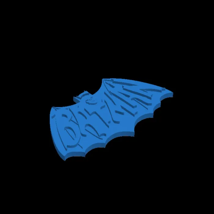 Free Badges & Coins STL Download - Retro Batman Signby g_mooney9