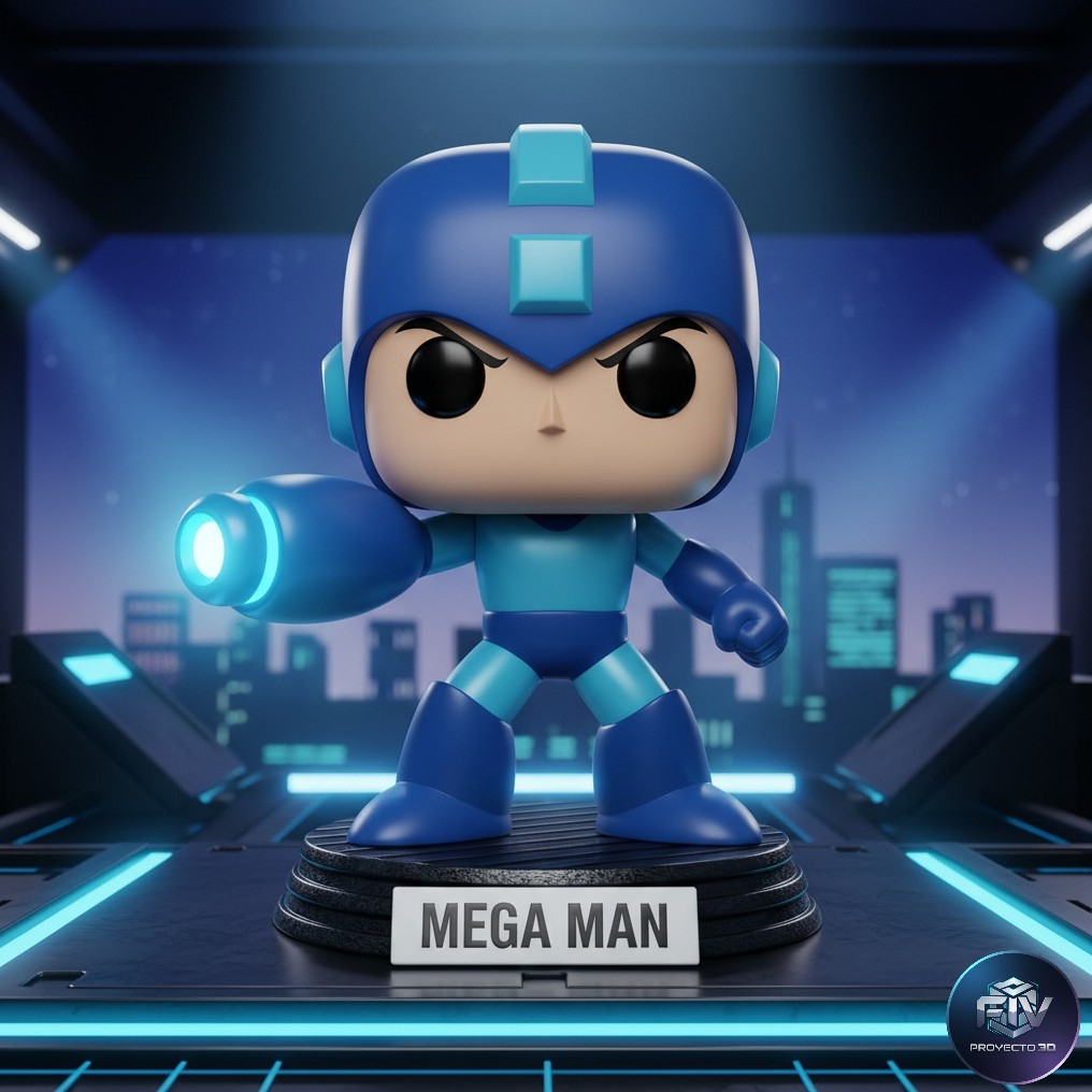 3D Printer Files | 3MF File | MEGA MAN | Creality Cloud