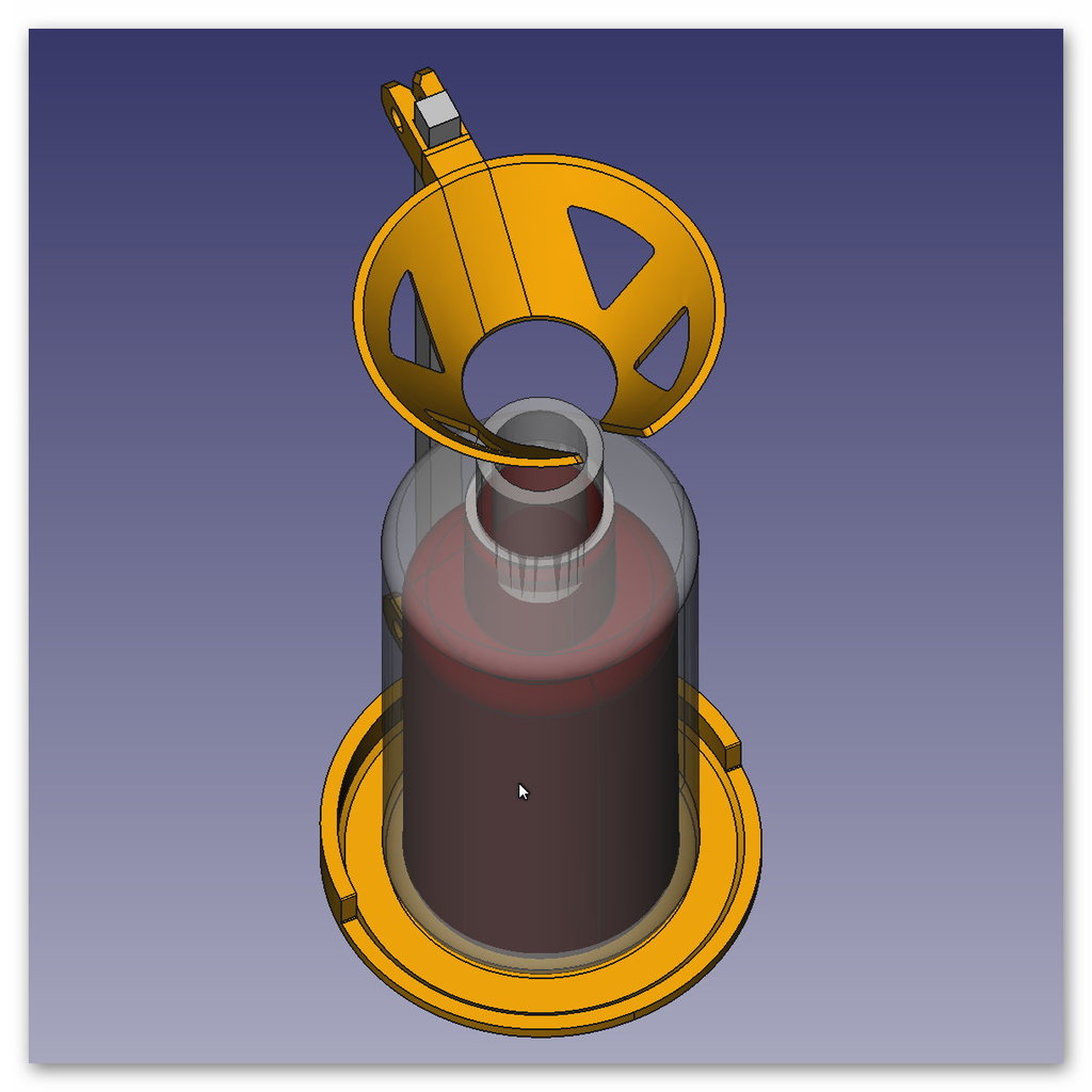 Universal uv resin strainer filtration station (funnel with 3D models