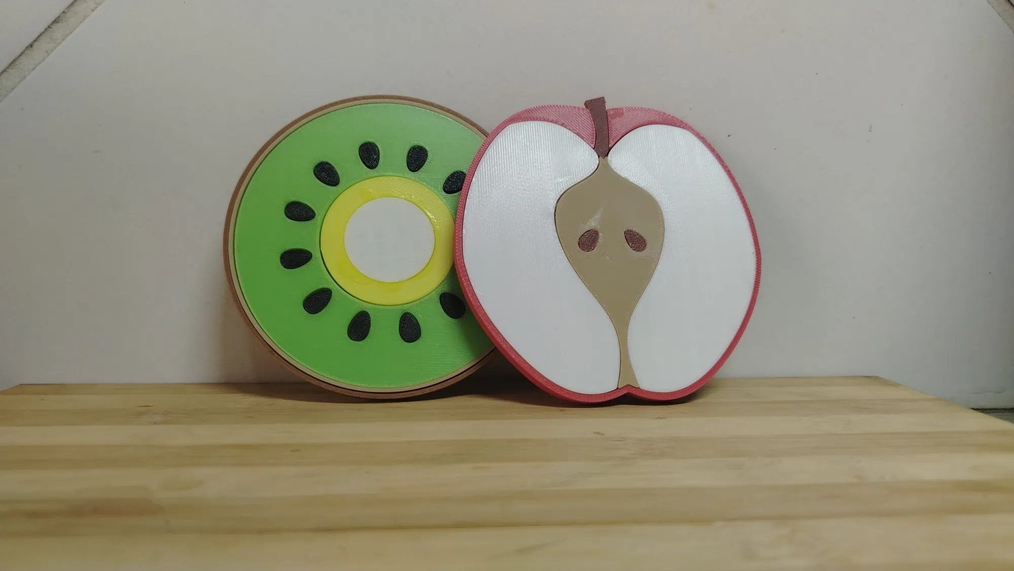 🍉 Fruit Fiesta Stack – 4 Slice Coaster Set 🍍-0