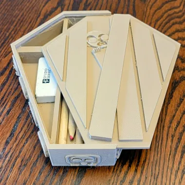 Coffin Pen and Pencil Case-0