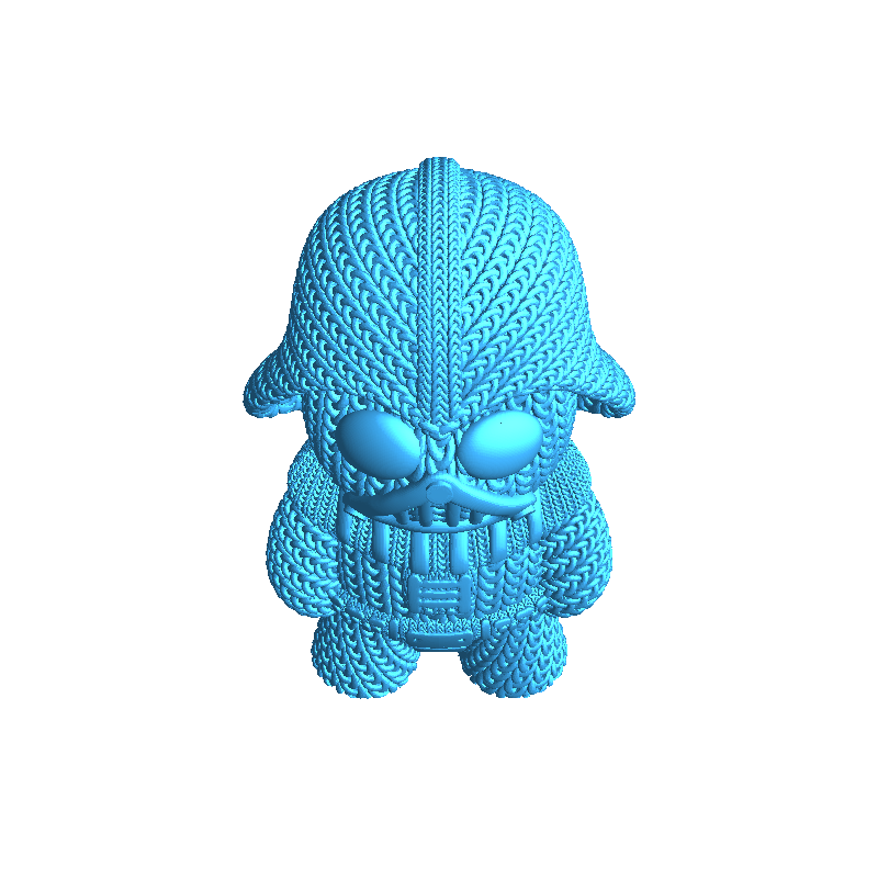 Knitted Darth Vader