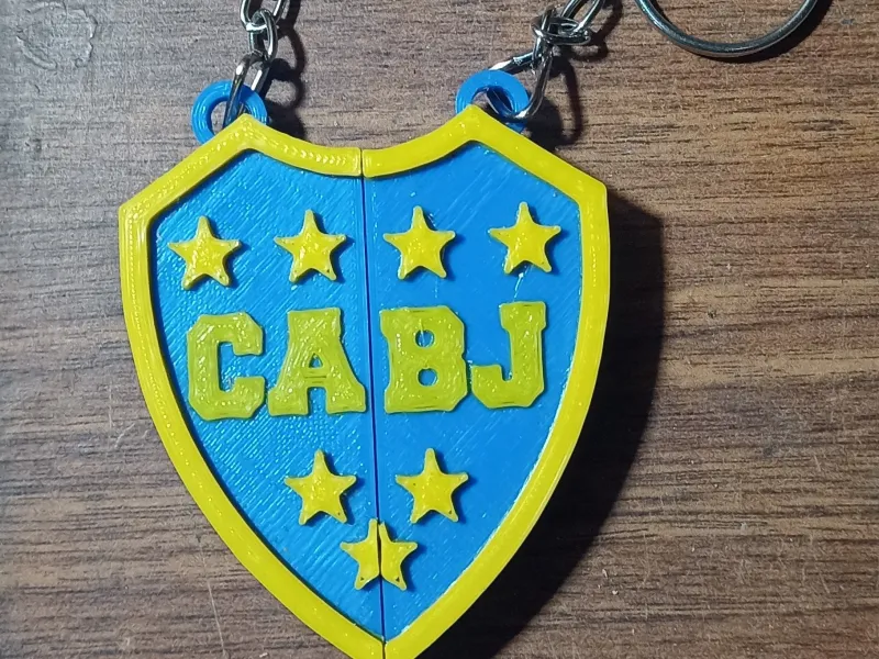 Llaveros imantados Boca CABJ