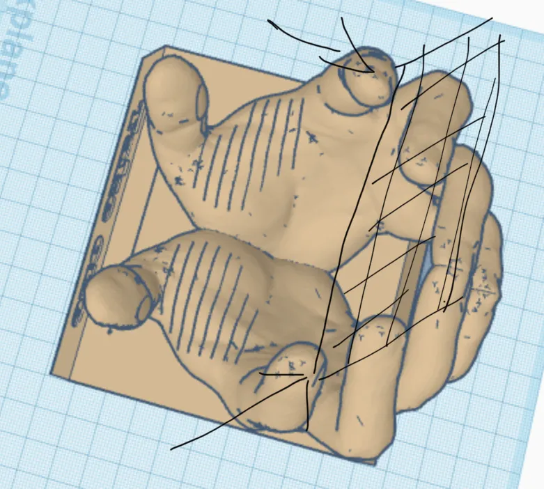 Give me a hand business card holder -4