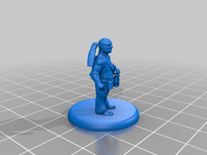 Gnomo minatore delle caverne - Versione 2 - Miniatura da tavolo