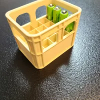 Beer Crate battery holder AA/AAA/9V/18650 Stackable-1