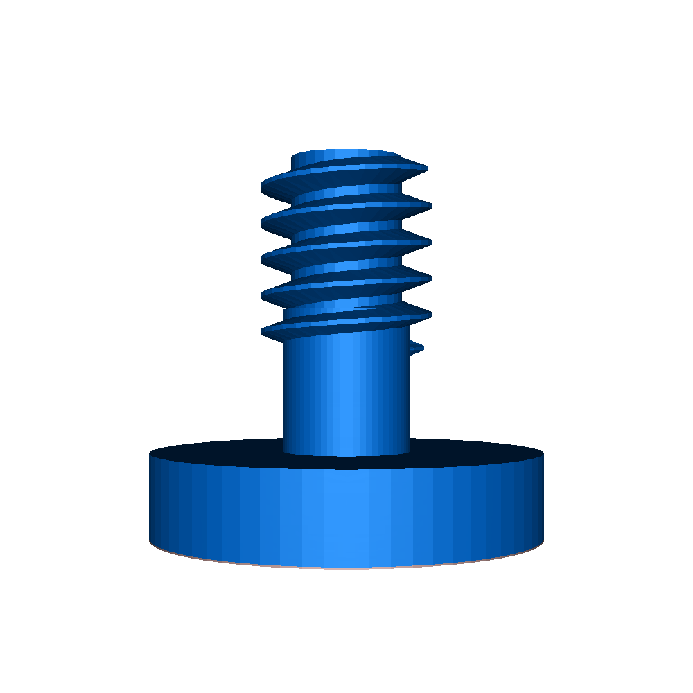 Tornillo para trípode 1/4