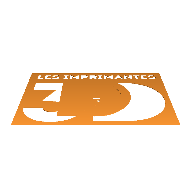 logo lesimprimantes3d.fr essai 04 (scindable Multi Couleur)