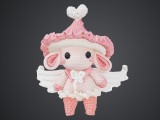 fée rose crochet -2