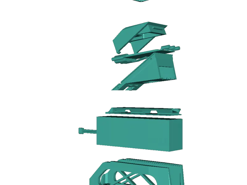 esc e cooler e suporte de baterias para x3 gaui