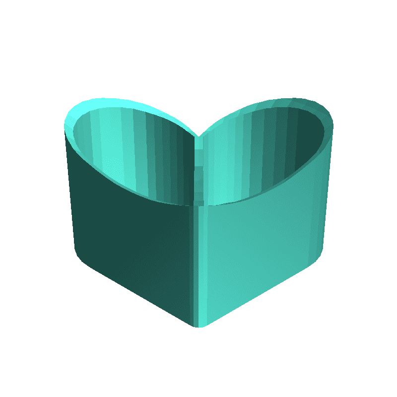 Valentine Heart Shape Flower Pot
