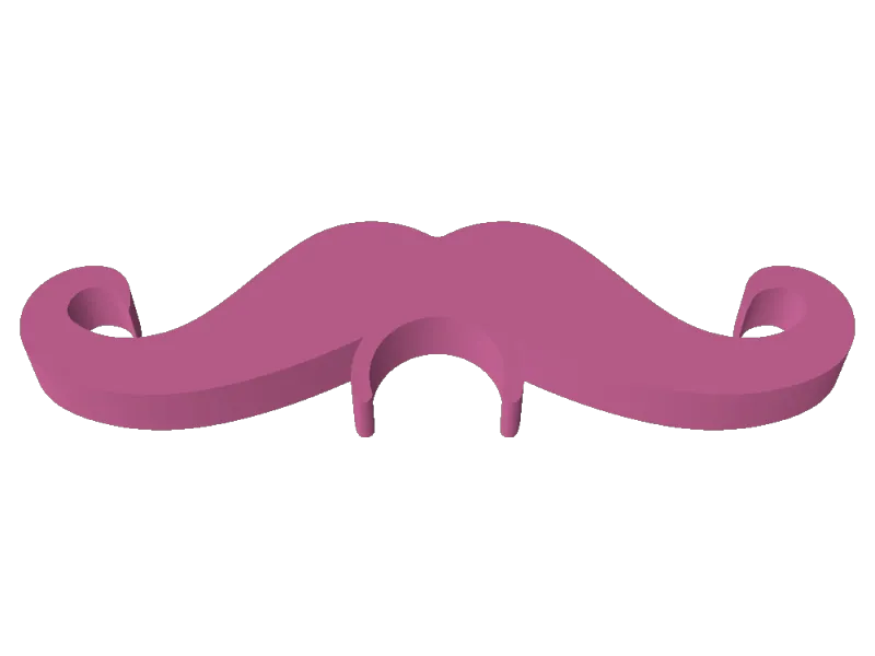 bigote de boquilla de trompeta y trombón