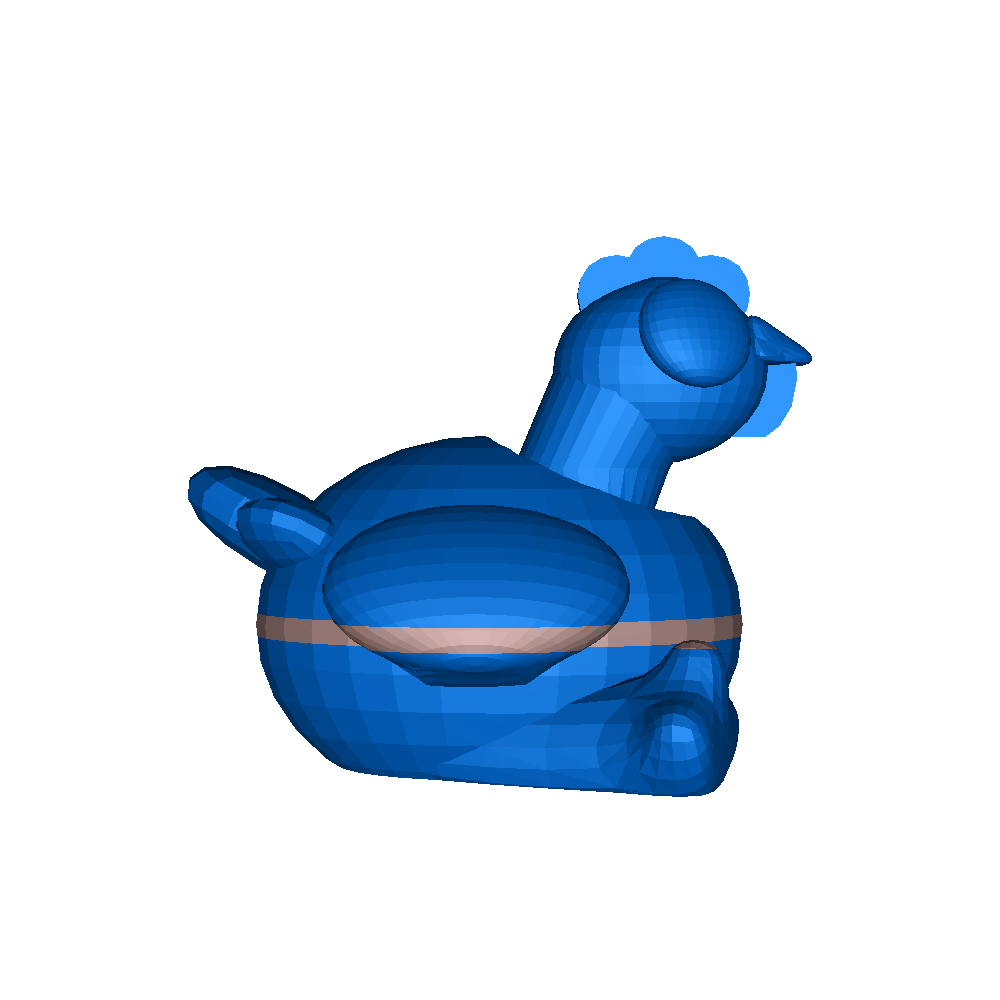 Poulet - Mignon jouet animal articulé Flexi poulet