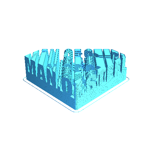 3D Word Shape - Superman-Ender.gcode