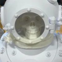 Deep Sea Diver Helmet, with optional skull and stand-0