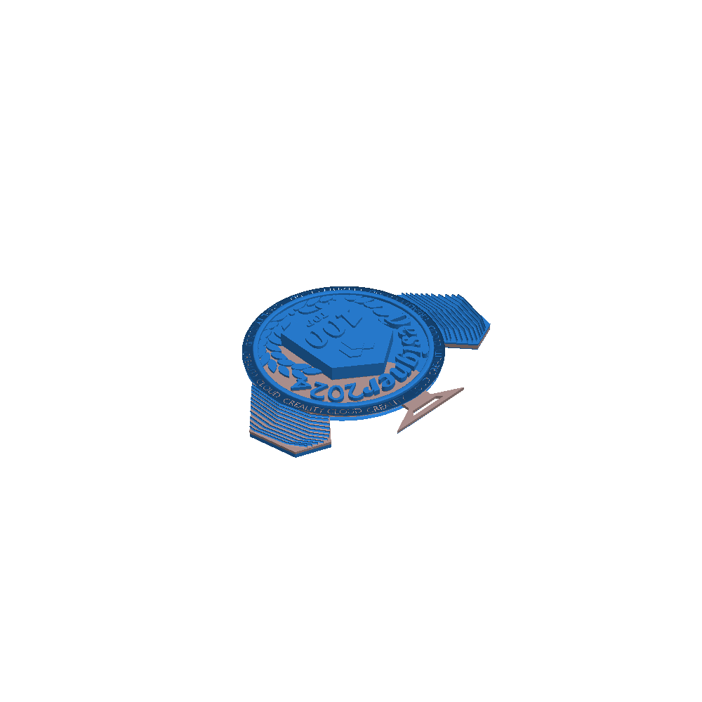 Medal -Top 100 designer of creality cloud 