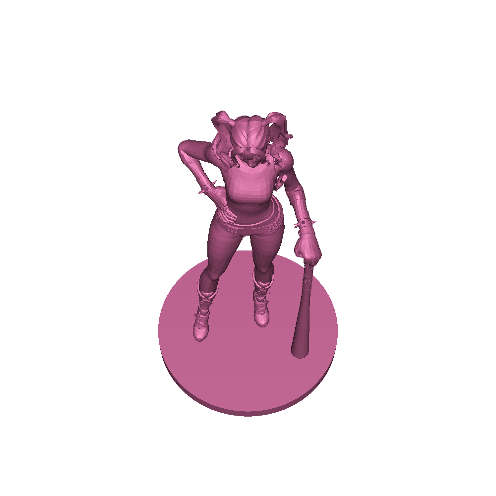 3D Printer Files | 3MF File | harley quinn