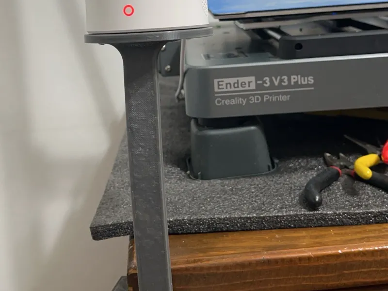 Eufy Cam E220 Under Desk Age for front 3D printer