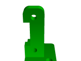 Ender 3 E3D V6 to MK8 Extruder Adaptor-1